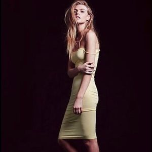 Free People Tea Length Seamless Slip Dress