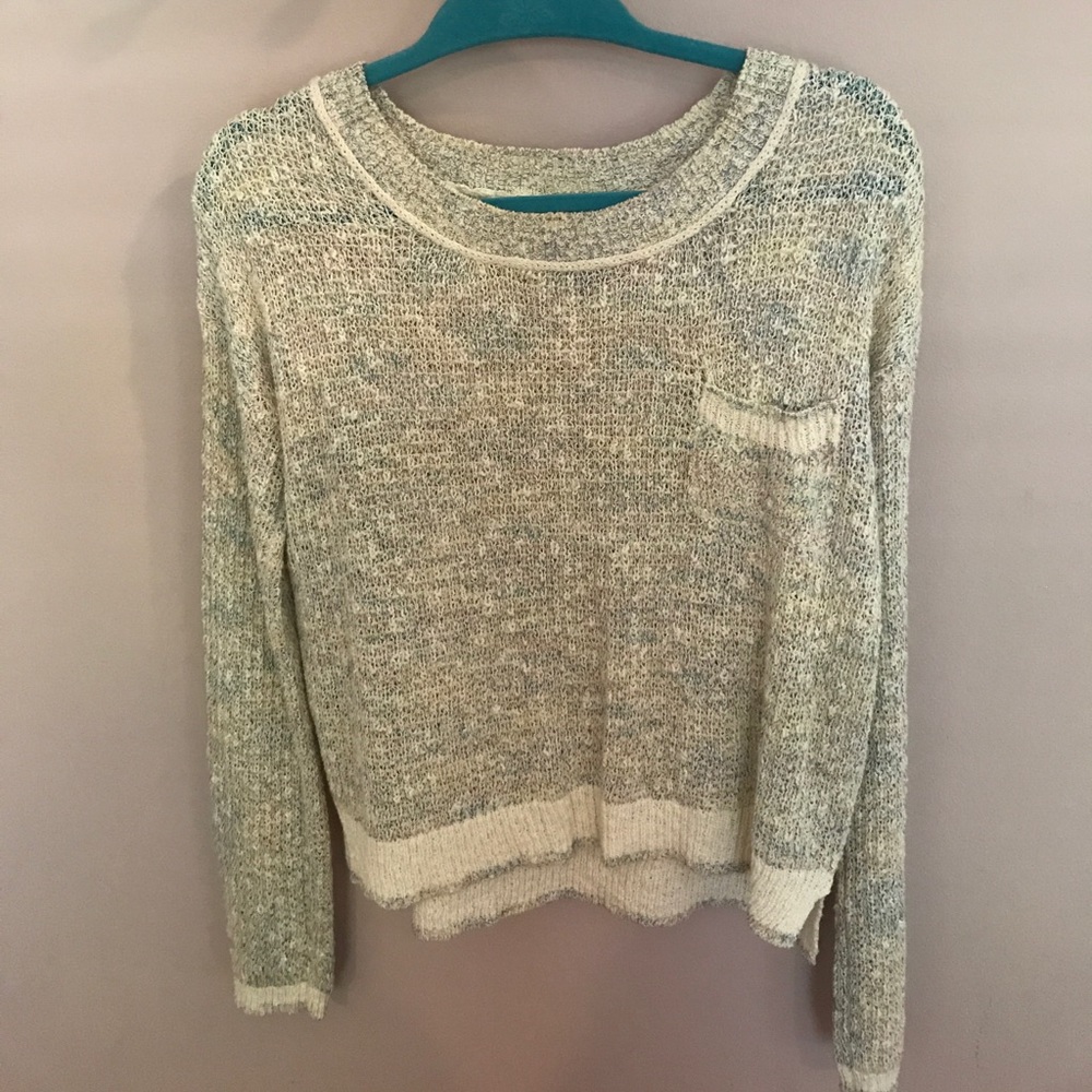 Free people crochet sweater