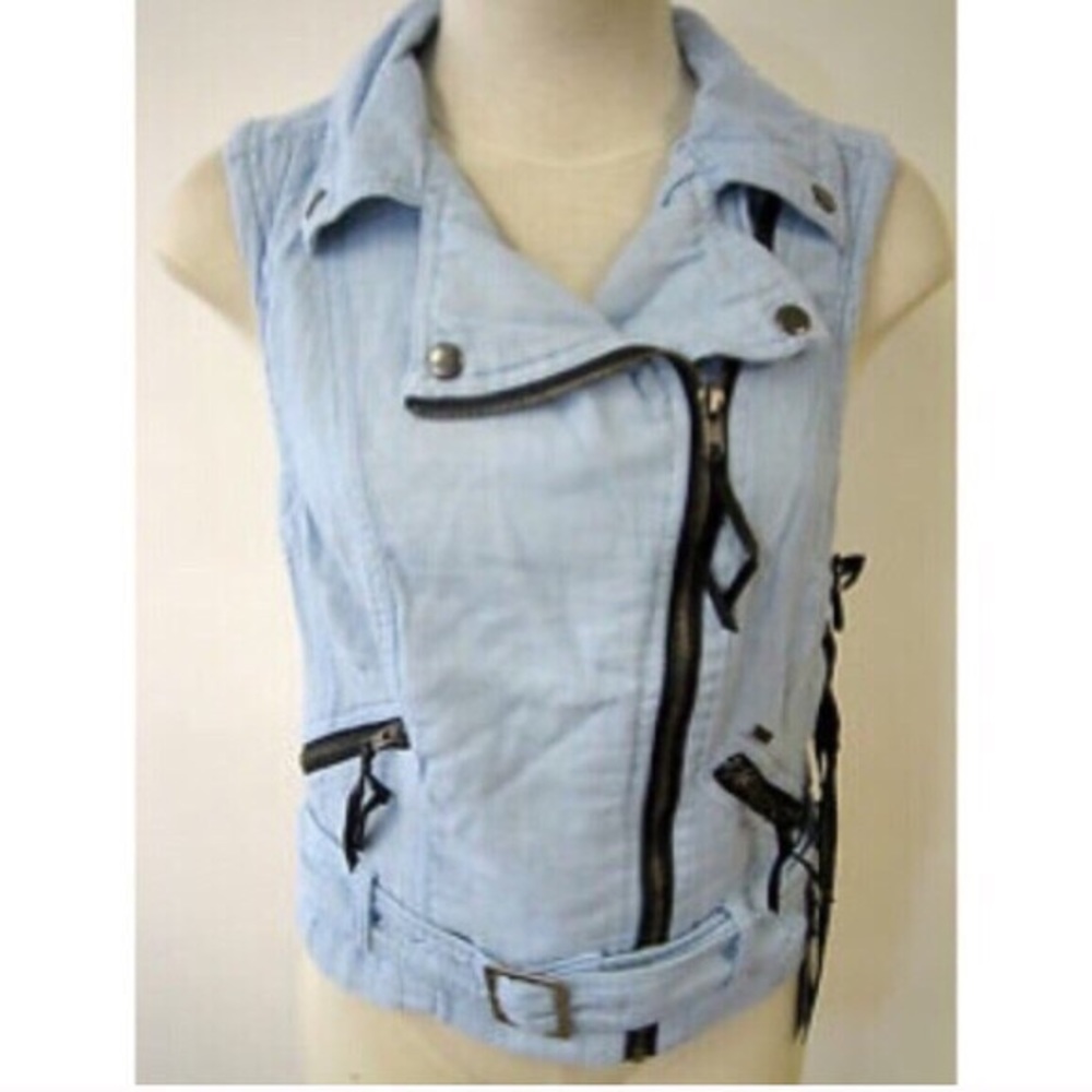 Obey Sleeveless Zip-up Vest Top XXS / XS - Picture 5 of 9
