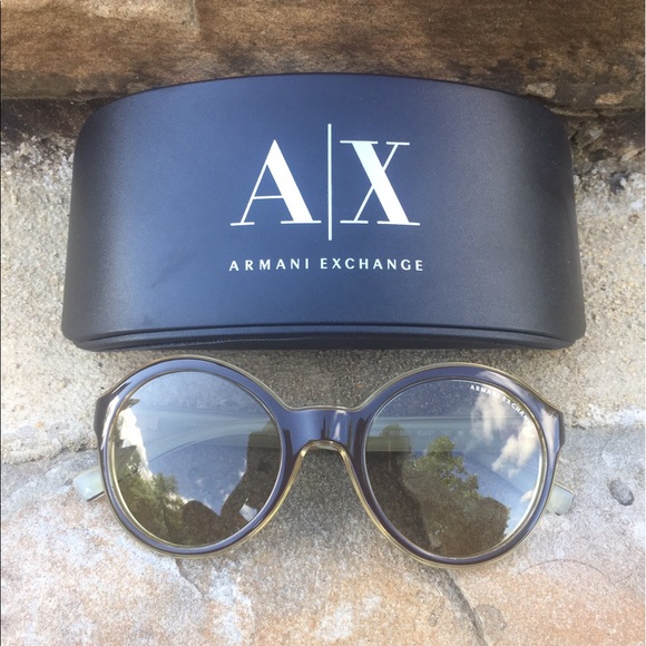 Armani Exchange Round Sunglasses - Picture 2 of 3