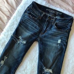 American Eagle Distressed Jeggings