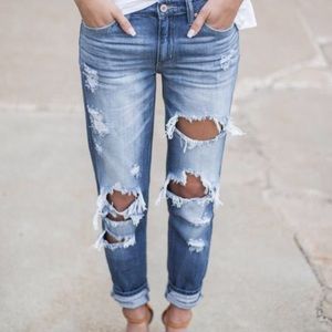 Brand new Destroyed jeans