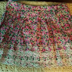 Floral skirt