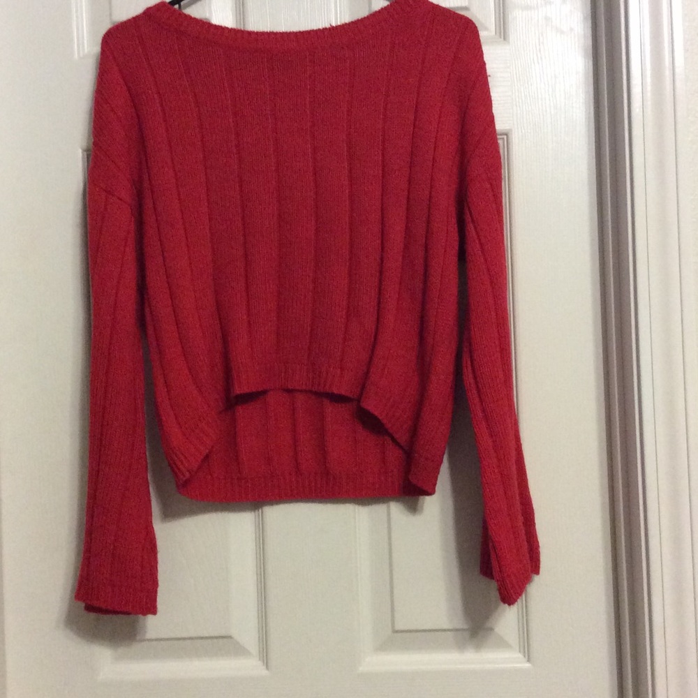 Crop RED sweater