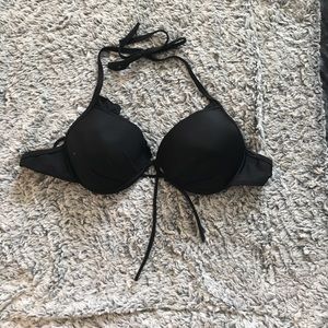black bikini top