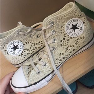Converse lace high tops