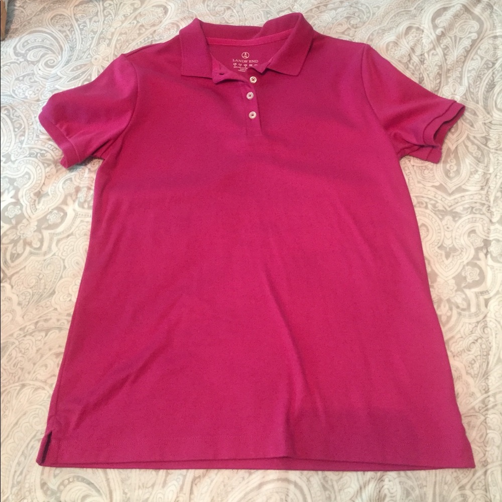 4/$20 Lands End Ladies Polo Shirt, sz small