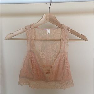 Never worn peach bralette