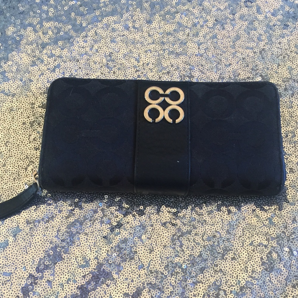 Black Coach Wallet