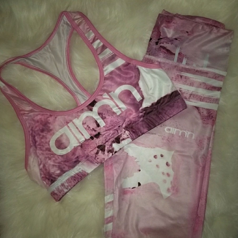 Last Large🔥ROSÉ Fitness Lover Work Out Set - Picture 4 of 4