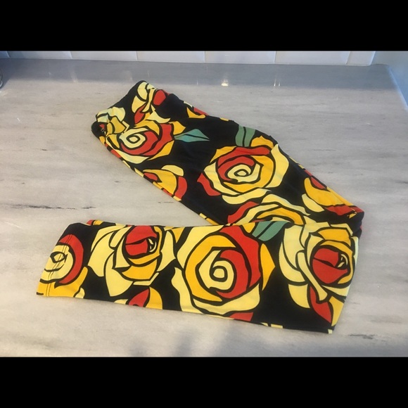 NEW Lularoe Beauty Beast Leggings OS UNICORN! Rose - Picture 1 of 2