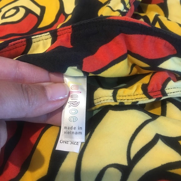 NEW Lularoe Beauty Beast Leggings OS UNICORN! Rose - Picture 2 of 2