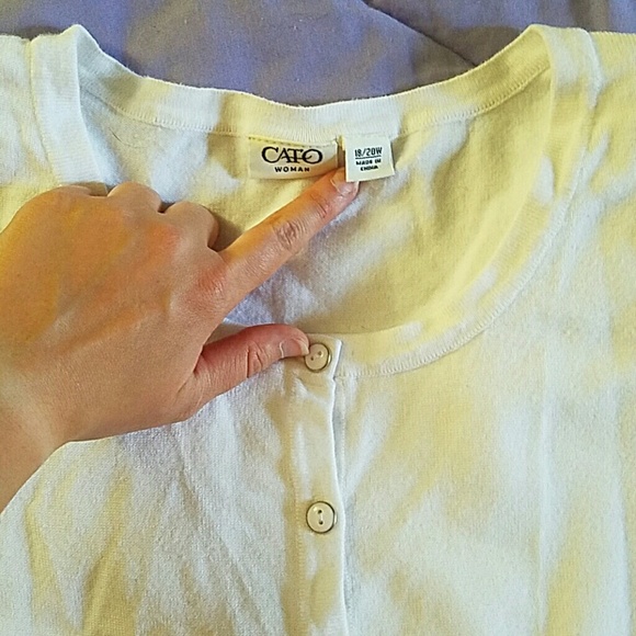 White cardigan - Picture 3 of 3