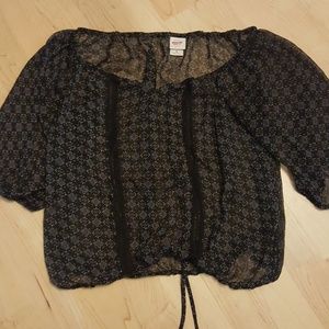 Sheer black Mossimo shirt!