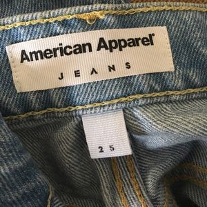 American Apparel High Waist Jeans