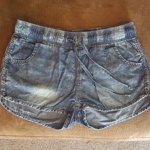 Used acid wash shorts