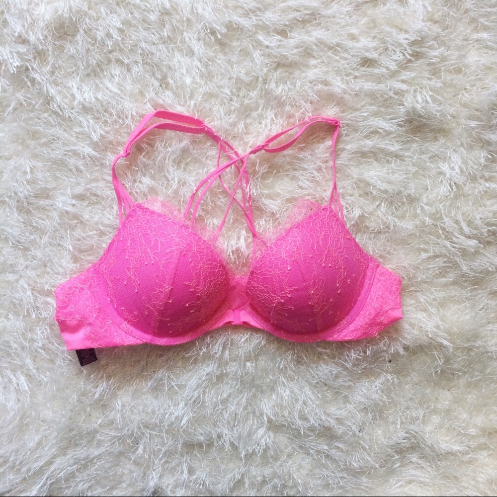 Vs pink strappy bra