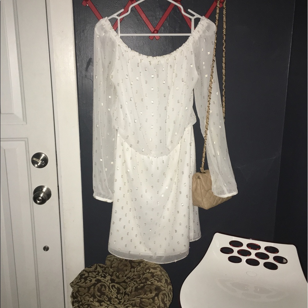 White House Black Market Off The Shoulder Dress