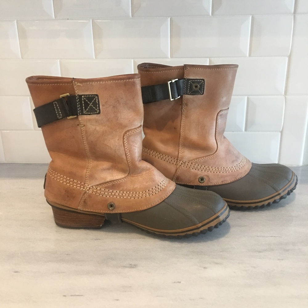 Sorel Slimpack Short boots riding 10 RARE!