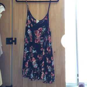 Flower print summer dress