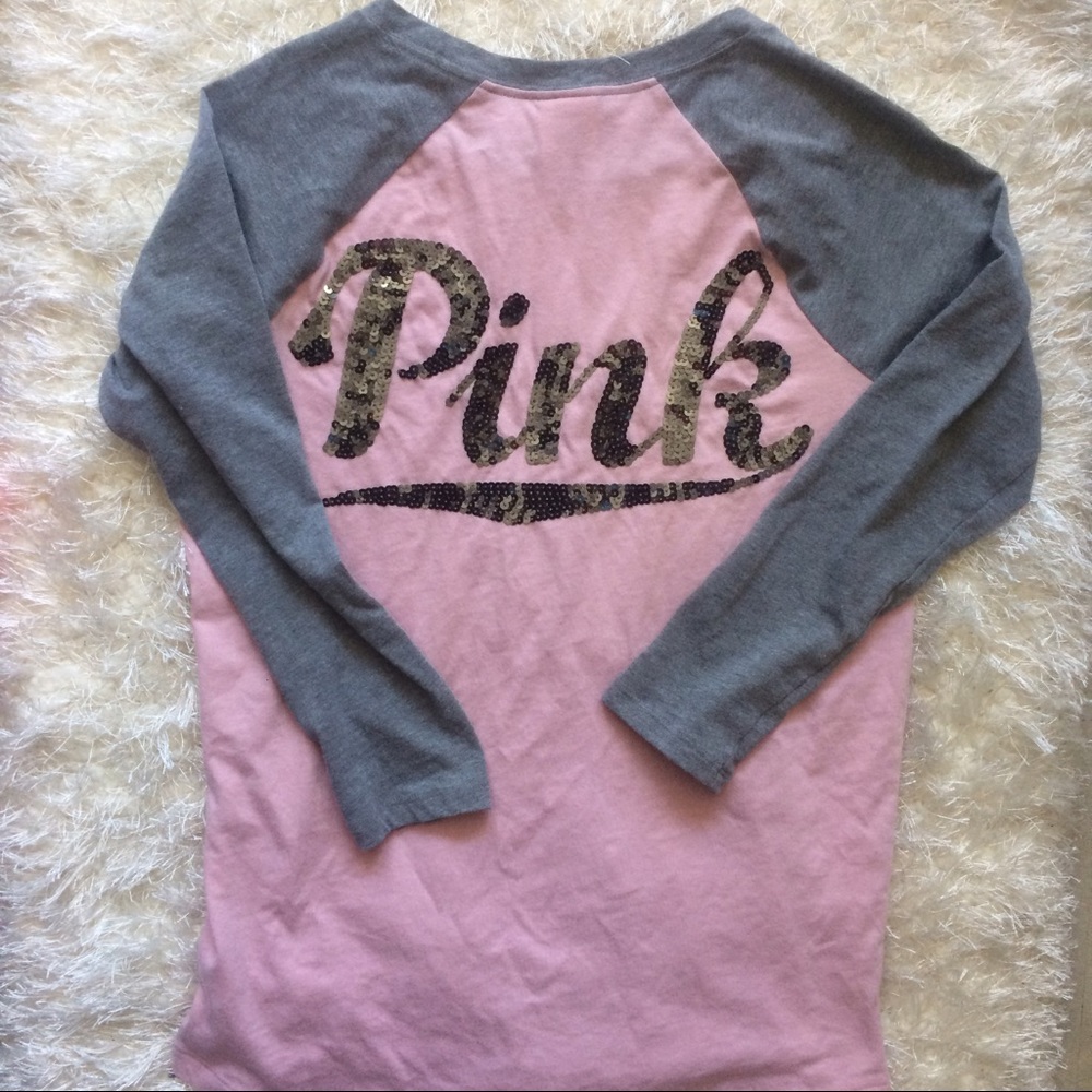 Vs pink bling tee