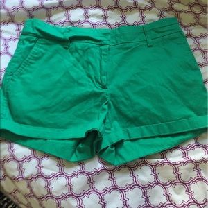 Green shorts
