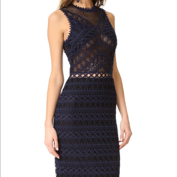 Jonathan Simkhai lattice embroidered trumpet dress - Picture 3 of 4