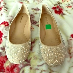 Gianni bini crystal  flats