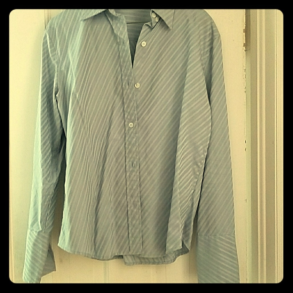 Button down with dramatic cuff