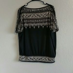 Loose Black Top