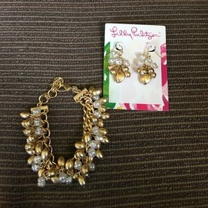 Matching Lilly Pulitzer Bracelet and Earring Set Matching Lilly Pulitzer Bracelet and Earring Set