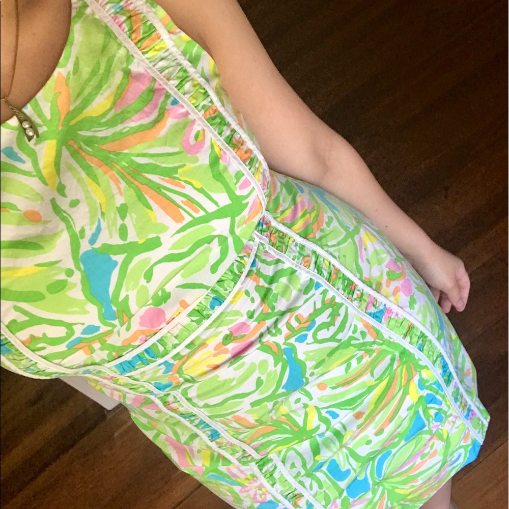 Lilly Pulitzer aqua blue beautiful dress!