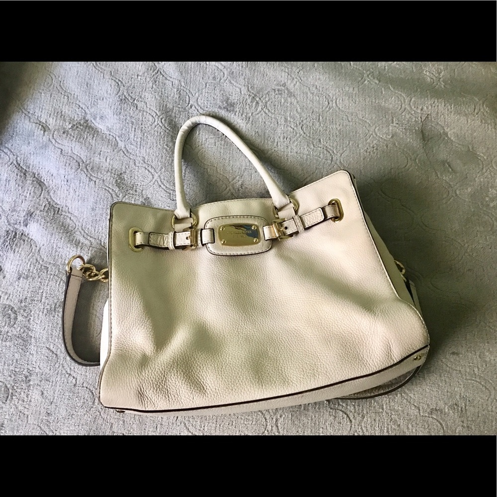 White Michael kors purse