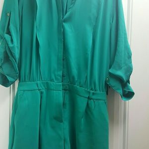 J Lo Green short romper