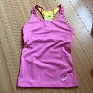 Pink Nike tank