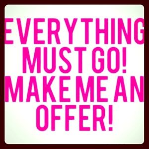 Willing to consider/accept reasonable offers 😊