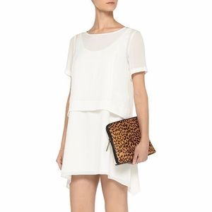 Elizabeth and James White Layered Dress