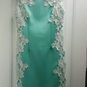 Aqua cocktail dress