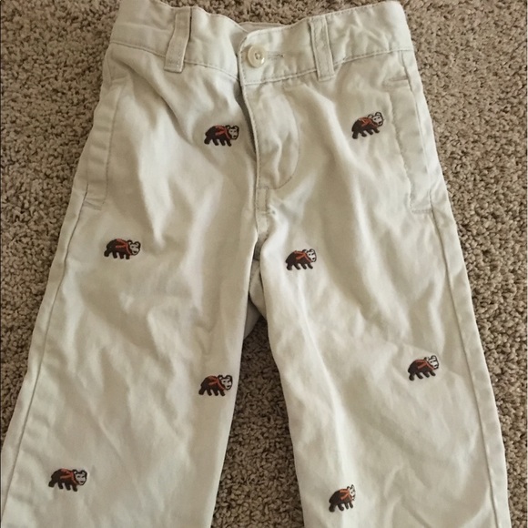 Gymboree embroidered Bear Print Pants,18-24 months - Picture 1 of 4