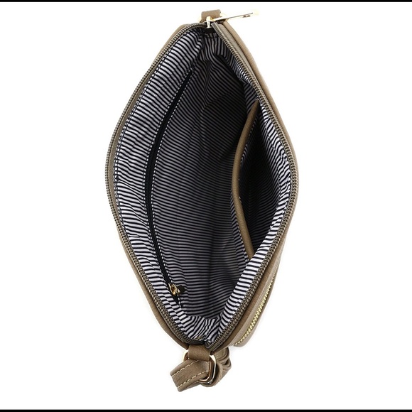 Lightweight Crossbody Handbag with Tassels - Picture 5 of 6