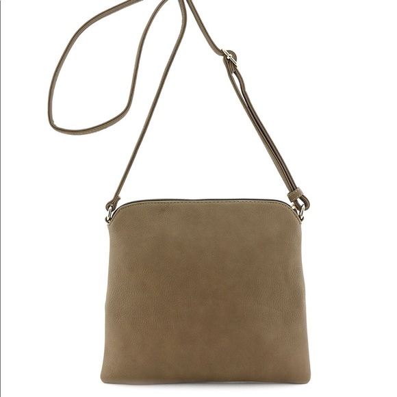 Lightweight Crossbody Handbag with Tassels - Picture 6 of 6