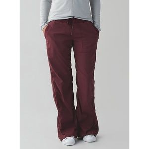 Lululemon Dance Studio Pant Wineberry Lined