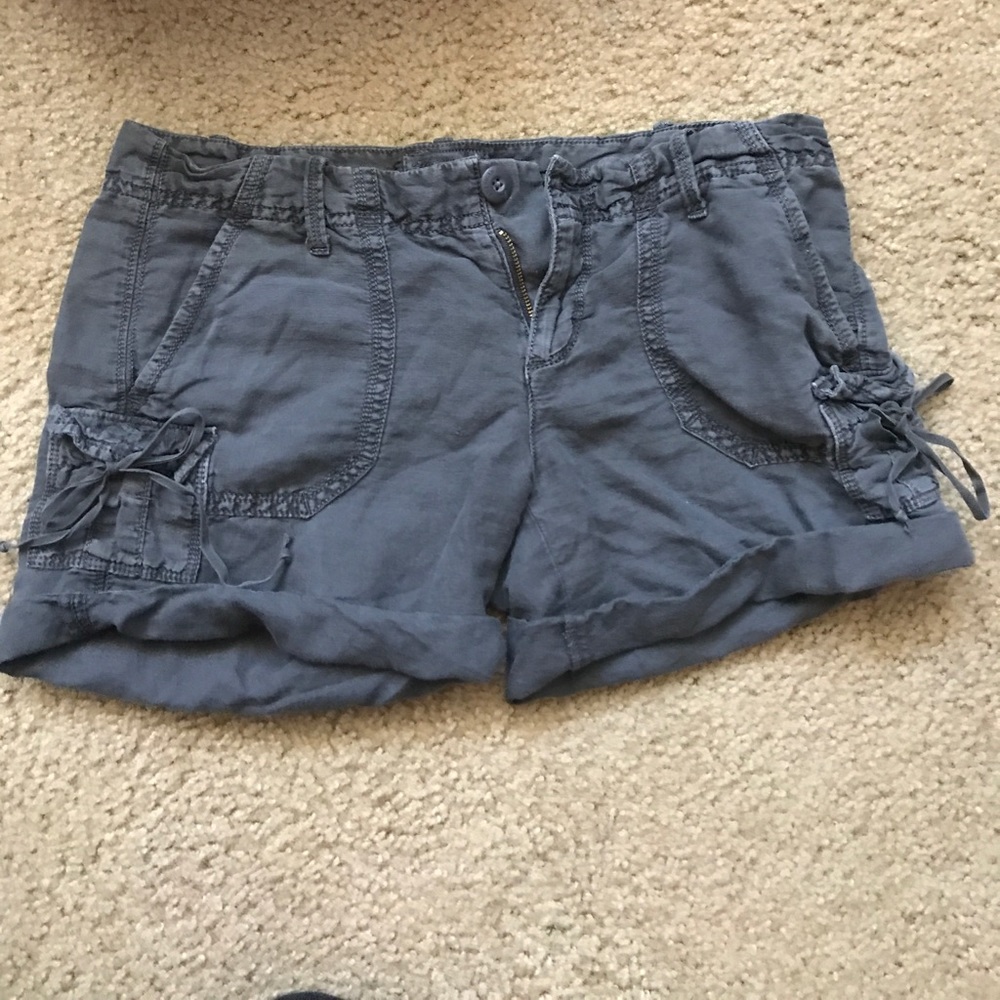 American Eagle dark grey/light navy shorts