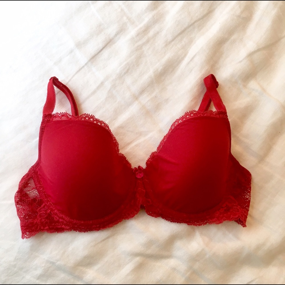 VS Dream Angels Demi lightly lined lace bra 34D