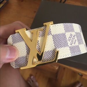 Louis Vuitton Damier Azur Belt