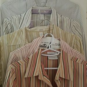 5 pack striped shirts