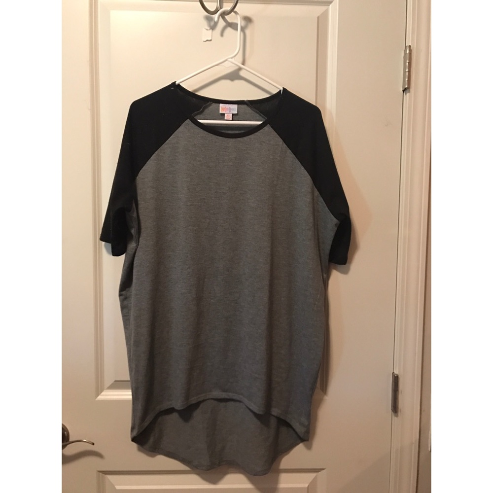 LuLaRoe Black and Gray Irma