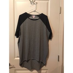 LuLaRoe Black and Gray Irma