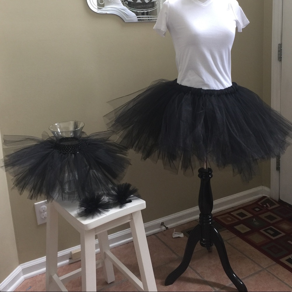 Mama and baby matching tutu