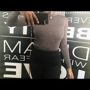 H&M Purple sparkly top